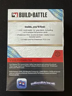 Pokemon TCG New/Sealed Scarlet & Violet Stellar Crown Build and Battle Box - Image 3