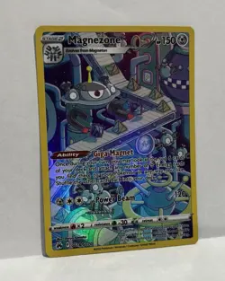 2023 Pokemon TCG Magnezone GG18/GG70 Crown Zenith Galarian Gallery FULL ART RARE - Image 2