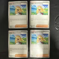 Lillie’s Determination 4X Playset Pokemon TCG Mega Evolution Regular 119/132 - Image 1
