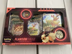 Pokemon TCG Flareon VMAX Premium Collection Box NEW/Factory Sealed - Image 1