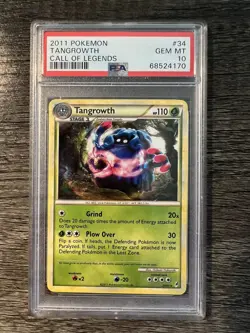 2011 Pokemon Call Of Legends #34 Tangrowth PSA 10 Pop 1!! - Image 1