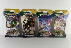 (4) Pokemon Evolving Skies Sleeved Blister Packs - FACTORY SEALED! EVERY ART! - Image 1