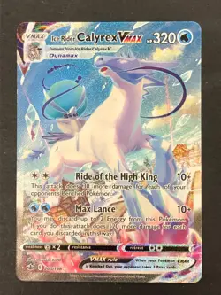 Ice Rider Calyrex VMAX - 203/198 - Pokemon Chilling Reign Alternate Art Rare NM - Image 1