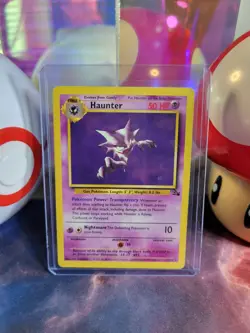 Haunter 21/62 Pokemon TCG Fossil Unlimited Regular Rare HP - Image 1
