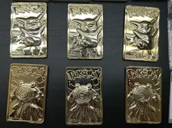 Pokemon Burger King Lot Gold Plated 23k Pikachu Poliwhirl Charizard Certificate - Image 3