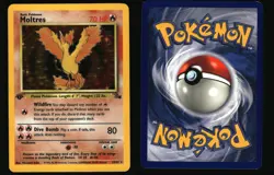 [LP] Moltres Fossil 1st Edition Holo 12/62 - Image 1