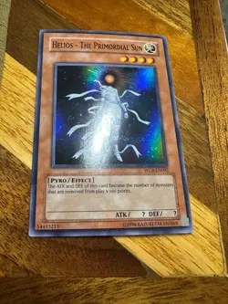 Helios - The Primordial Sun WC6-EN002 Unlimited Edition Super Rare NM + BONUS - Image 1