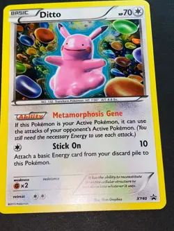 Ditto - XY Promos - XY40 - Light Play - Holographic - Free Shipping! - Image 5