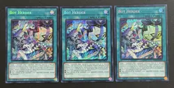 2025 YUGIOH MP25 1ST ED SECRET RARE BOT HERDER X3 NM SET - Image 1