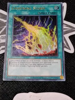 Yugioh Card TCG Lightning Storm KICO-EN057 1st Edition Ultra Rare Holo VLP - Image 1
