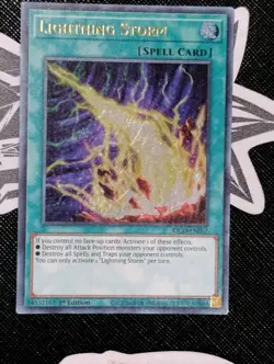 Yugioh Card TCG Lightning Storm KICO-EN057 1st Edition Ultra Rare Holo VLP - Image 2