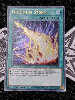 Yugioh Card TCG Lightning Storm KICO-EN057 1st Edition Ultra Rare Holo VLP - Image 4