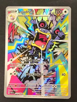 Loudred - 212/182 - Pokemon Paradox Rift Illustration Rare Card NM - Image 1