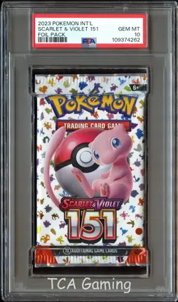 PSA 10 GEM MINT Pokemon Card 151 SEALED BOOSTER Pack CS3-262 - Image 1
