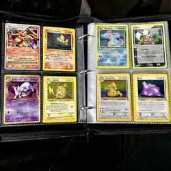 Lot of 100 ALL HOLO Vintage Pokemon Card Binder Collection Charizard - Image 3