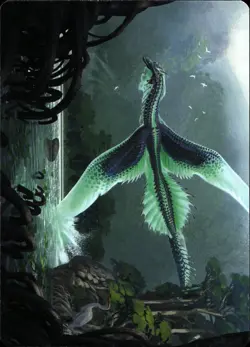 Teval, Arbiter of Virtue Art Card (26/54)Art Series: Tarkir: Dragonstorm - Image 1