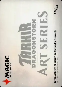 Teval, Arbiter of Virtue Art Card (26/54)Art Series: Tarkir: Dragonstorm - Image 2