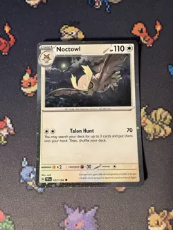 Pokemon Cards Noctowl 127/162 Cosmos Holo Promo - (NM) #1 *SWIRL* - Image 1