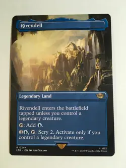 MTG Rivendel (1x) Extended Art - Regular - Lord Of The Rings MTG CARD # 344 - Image 1