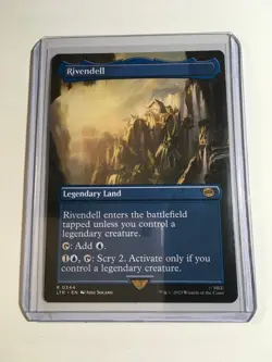 MTG Rivendel (1x) Extended Art - Regular - Lord Of The Rings MTG CARD # 344 - Image 3
