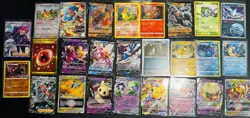 Pokemon 26 Card Lot Ex, V, Vstar, Vmax Gx, Promo, Cosmos Holo. (All NM Sleeved) 636996769661 - Image 1