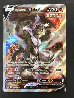 Single Strike Urshifu V - 151/163 - Pokemon Battle Styles Alternate Art Card NM - Image 1