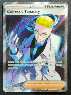 Shrouded Fable - Colress's Tenacity 087/064 Ultra Rare Trainer Pokemon Card - Image 1
