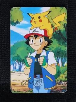 Pikachu Raichu Nintendo Pocket Monsters Ash & Back Playing Cards #5D 1999 - Image 2
