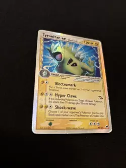 Pokemon TCG Tyranitar-EX Dragon Frontiers Holo Card 99/101 Delta Species - Image 2