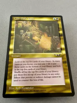 Lim-Dul's Vault Alliances Regular MTG-Light Play Near Mint-Vintage Magic - Image 3