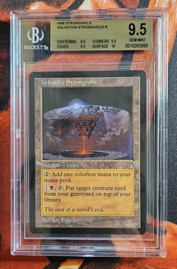 Stronghold - Volrath's Stronghold - MTG - BGS 9.5 Gem Mint QUAD+ - Image 1