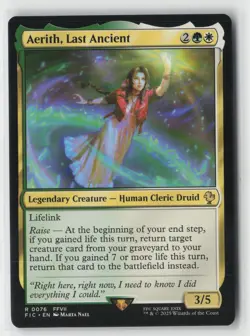 Aerith, Last Ancient R Commander: FINAL FANTASY 76 NM - Image 1