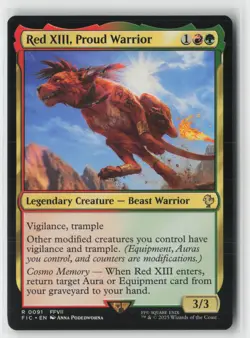 Red XIII, Proud Warrior R Commander: FINAL FANTASY 91 NM - Image 1