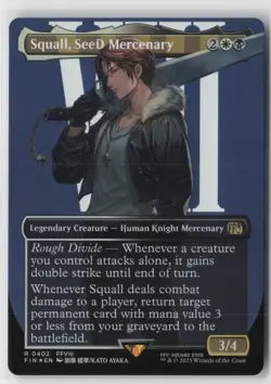 Squall, SeeD Mercenary (Borderless) R FINAL FANTASY 402 NM - Image 1