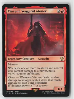 Vincent, Vengeful Atoner R Commander: FINAL FANTASY 64 NM - Image 1