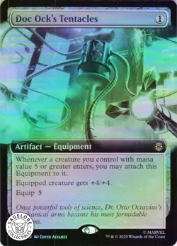 MTG Doc Ock's Tentacles (Extended Art) (277) | NM Foil | Spider-Man {SPM} - Image 1