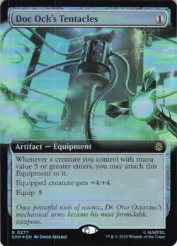 MTG Doc Ock's Tentacles (Extended Art) (277) | NM Foil | Spider-Man {SPM} - Image 2