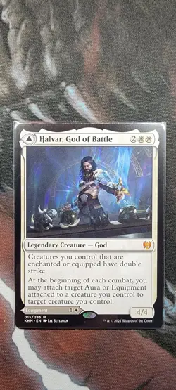 Halvar, God of Battle - Kaldheim - NM - MtG - Image 1