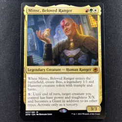 MTG Minsc, Beloved Ranger Adventures in the Forgotten Realms 227/281 Regular - Image 1