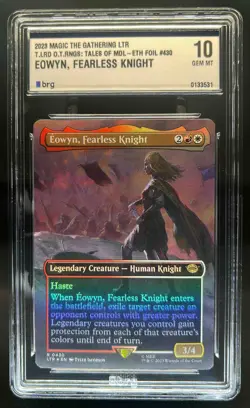 2023 Magic MTG Lord of Rings Eowyn Fearless Knight Foil #430 BRG 10 - Image 1