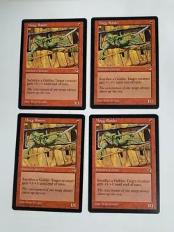 MTG Playset 4x Mogg Raider (Tempest/Red/C) - BGM - Image 1