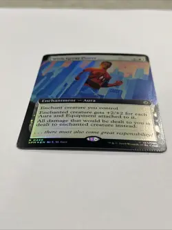 With Great Power... (Extended Art) Marvel's Spider-Man Foil Miscut Misprint - Image 3