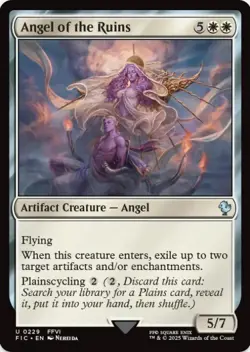 1 x Angel of the Ruins - Final Fantasy Commander - LP - MTG - Image 1