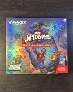 Magic: The Gathering | Marvel's Spider-Man Collector TCG Scene Box In Hand - Image 1