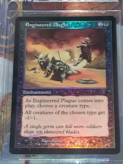 2001 MTG Engineered Plague 133 Core Set 7th Edition Foil Uncommon BGS Mint 9 - Image 3