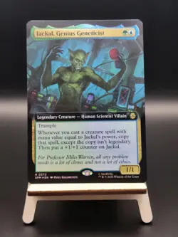 Jackal, Genius Geneticist (Extended Art Foil) #272 - Rare - Marvel's Spider-Man - Image 1