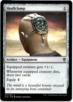 SKULLCLAMP 271 MAGIC: THE GATHERING COMMANDER 2016 (C16) UNCOMMON - Image 1