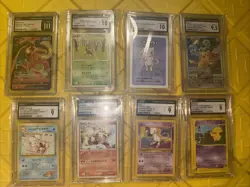 Pokemon Tcg Lot Of 8 (CGC SLABS) - Image 1