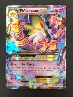 Pokemon TCG: M Alakazam EX 26/124 Ultra Rare XY Fates Collide NM - Image 1