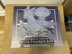 Pokemon TCG Chilling Reign POKEMON CENTER Elite Trainer Box ETB NEW/Sealed - Image 1